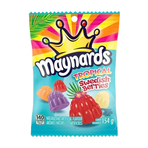 Maynards Tropical Swedish Berries Candy, 154g Maynards