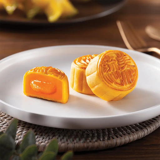 Mei Xin Hong Kong Lava Custard Mooncake Gift Box, 8pc 12.7oz Mei Xin