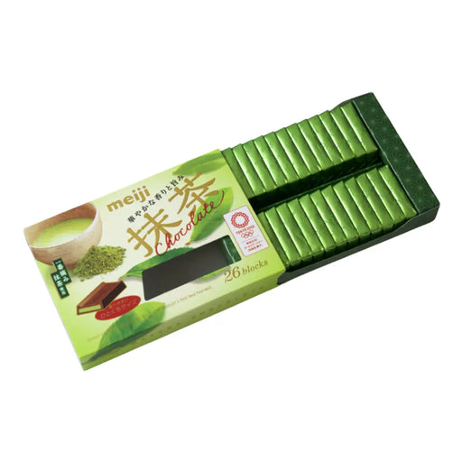 Meiji Chocolate with Matcha Cream Filling, 26pc Meiji