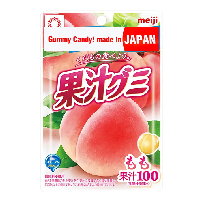 Meiji Gummy Candy Peach Flavor - 51g Meiji