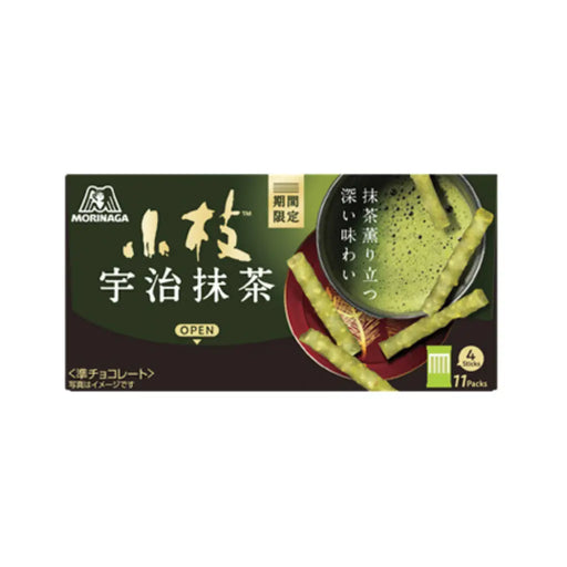 Morinaga Koeda Milk Chocolate Sticks Uji Matcha Flavor, 22g Morinaga