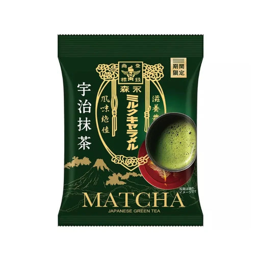 Morinaga Milk Caramel Candy Matcha Flavor, 69g Morinaga