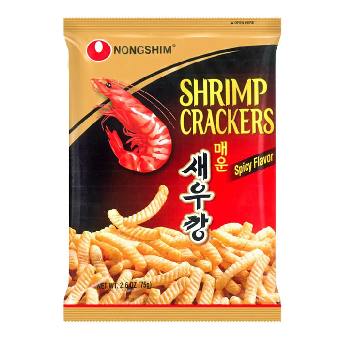 NONGSHIM Spicy Shrimp Crackers - 75g NONGSHIM