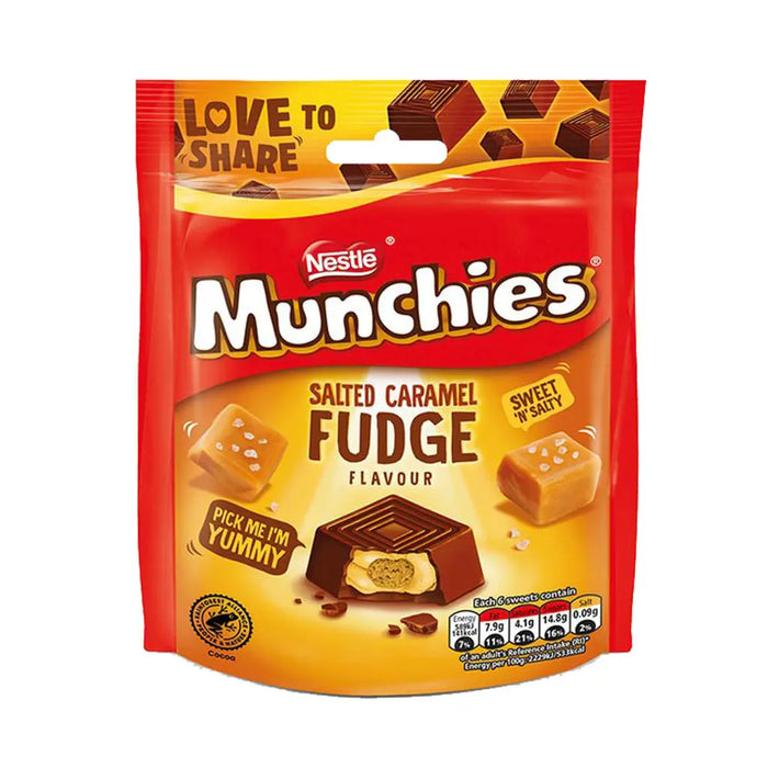 Nestle Munchies Salted Caramel Fudge - Sharing Size Nestle