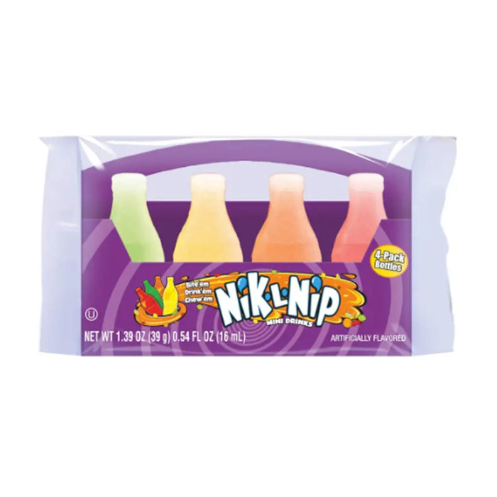 Nik-L-Nip Mini Drinks Candy, 1.39 Ounce Nik-L-Nip