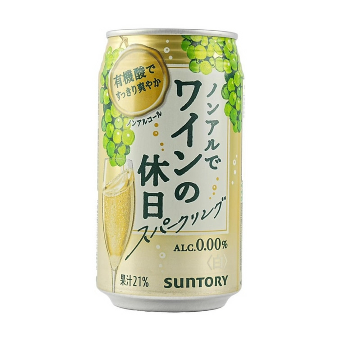 Suntory Non-Alcoholic Grape Wine White Flavor Drink, 350ml