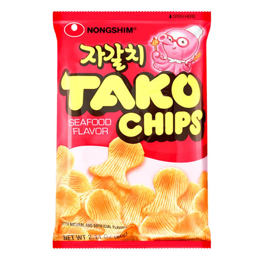 Nongshim Octopus Flavored Tako Chips - 60g NONGSHIM