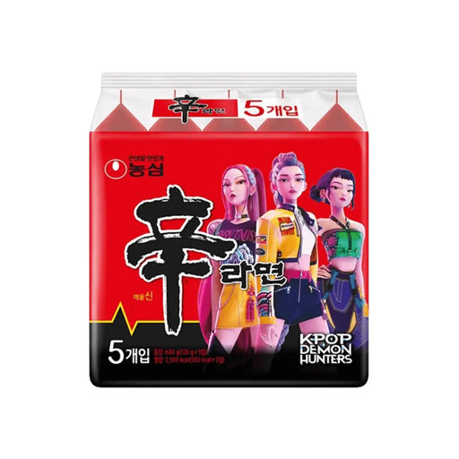Nongshim X Demon Hunters Premium Original Shin Spicy Ramen, 5pk 600g NONGSHIM