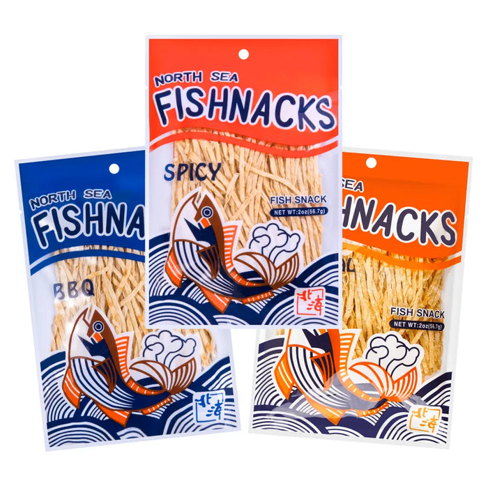 North Sea Fish Snacks Strips, 56g