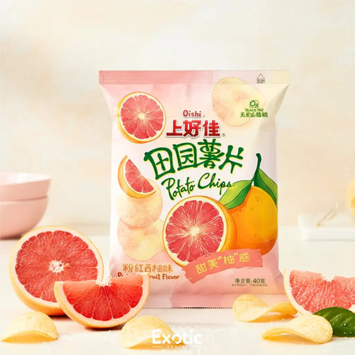 Oishi Grapefruit Flavored Potato Chips, 70g Oishi