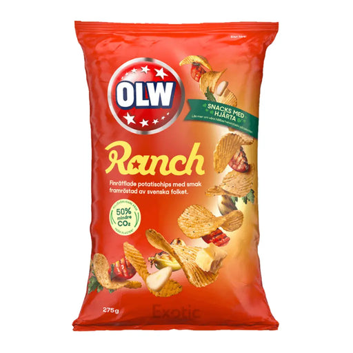 Olw Ranch Flavored Chip, 175g (Sweden) OLW