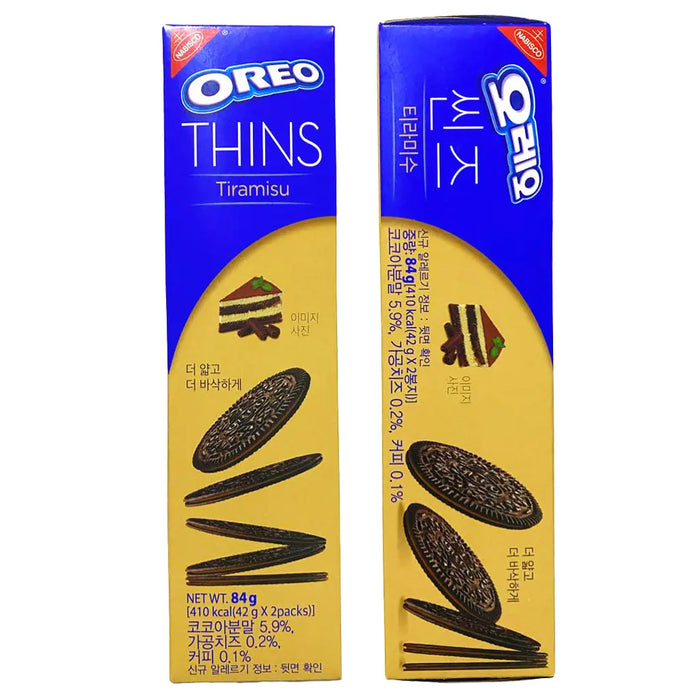 Oreo - Thins Tiramisu Cookies (Korea) Oreo