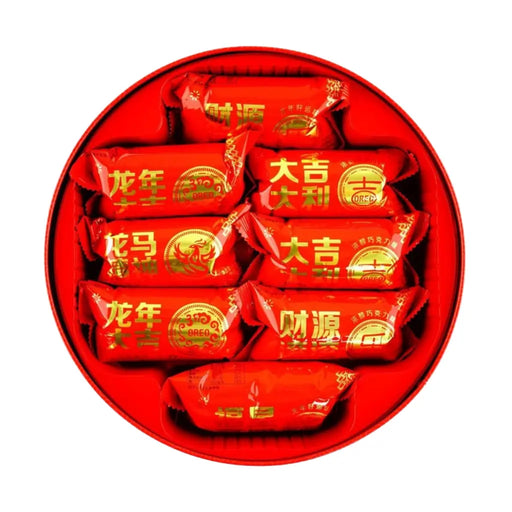 Oreo 2024 Lunar New Year Dragon Cookies Gift Tin, 13.69oz Oreo
