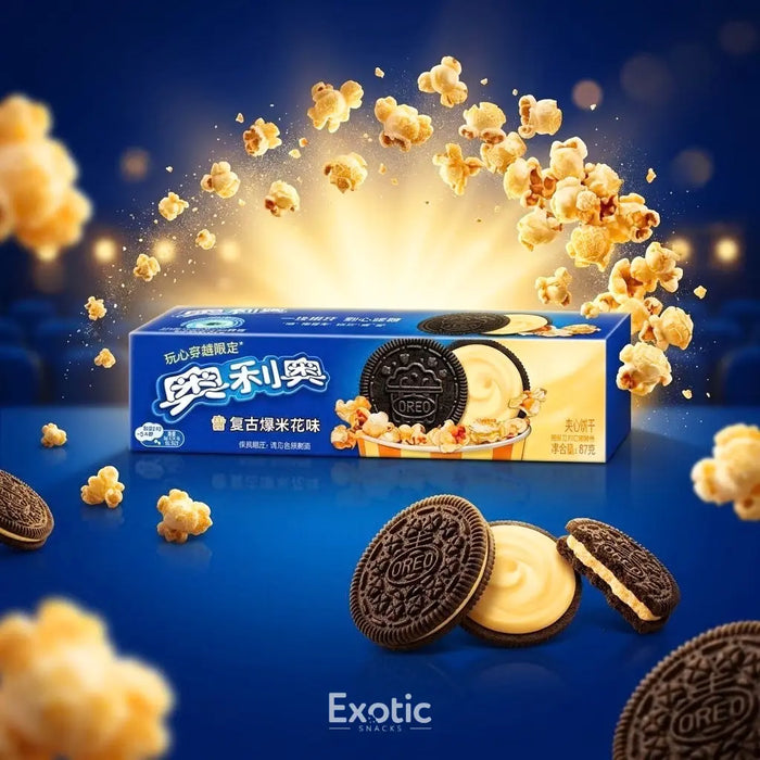 Oreo Cookies Retro Popcorn Flavor, 87g Oreo