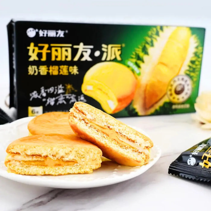 Orion Durian Flavor Cake Pie, 204g Orion