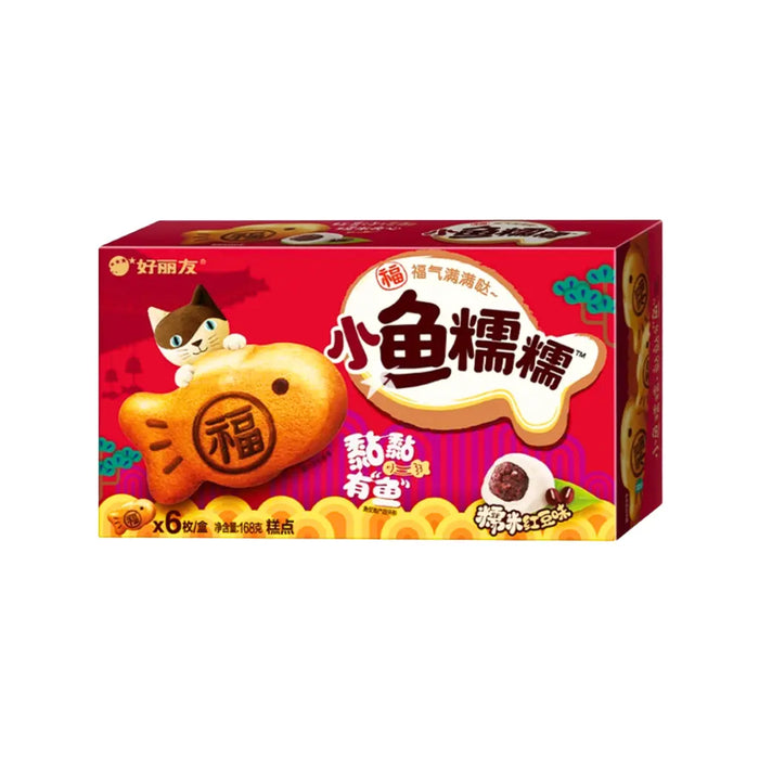 Orion Fish Shape Cake Red Bean Flavor, 168g