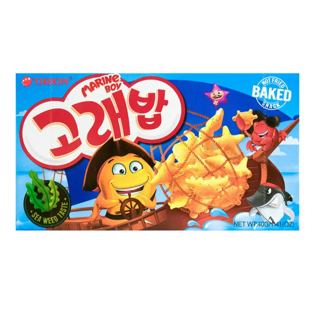 sea monsters snacks Orion Marine Boy Sea Creatures Baked Snack, 40g — Exotic Snacks Company