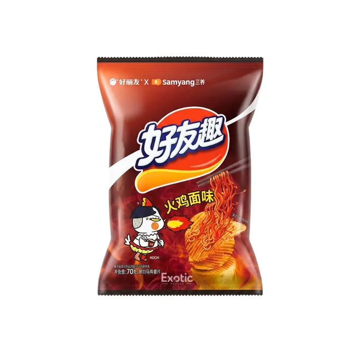 Orion O!Karto SamYang Hot Chicken Ramen Flavor Potato Chips, 70g Orion