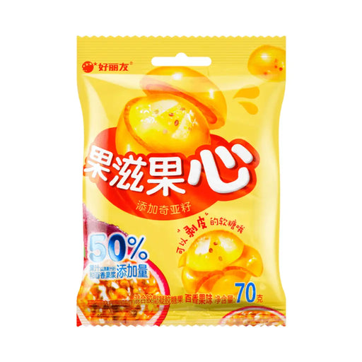 Orion Peel-able Fruity Fudge Jelly Candy - 70g Orion