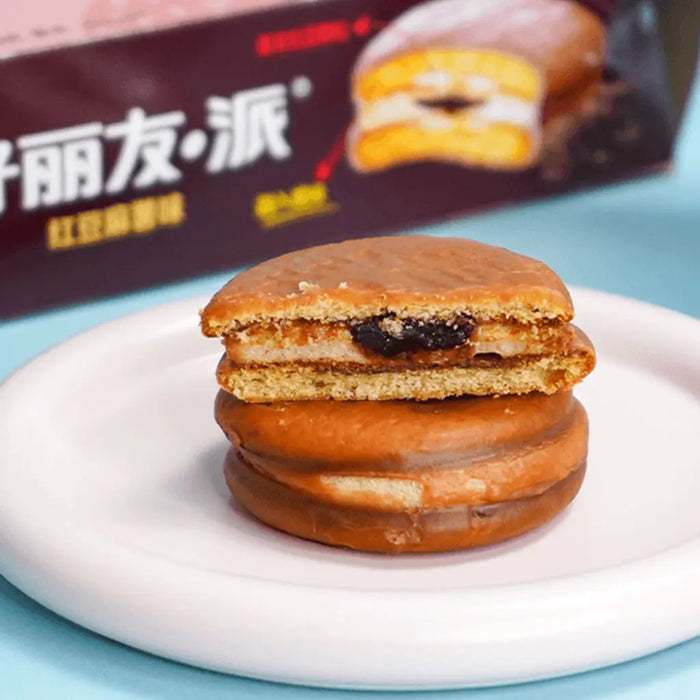 Orion Red Bean Choco Pie - Sweet Snack Orion