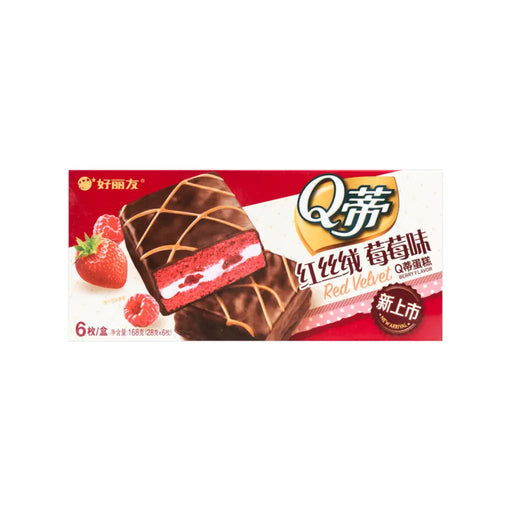 Orion Red Velvet Strawberry Cake Pie, 6pc 168g Orion