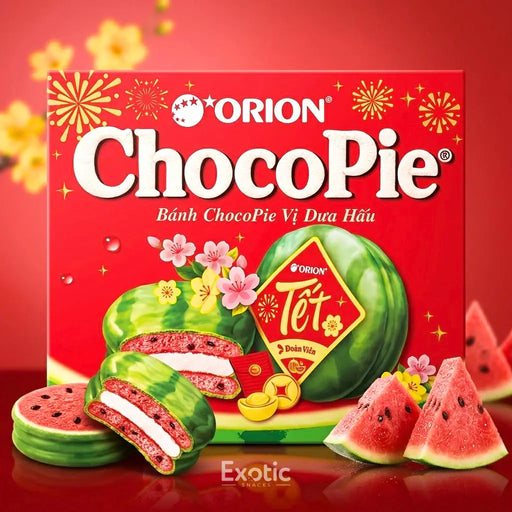 Orion Soft Choco Pie Watermelon Flavor Limited Edition, 336g Orion