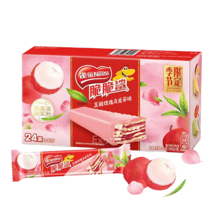 Nestle Wafer Lychee Rose Oolong Tea Flavor