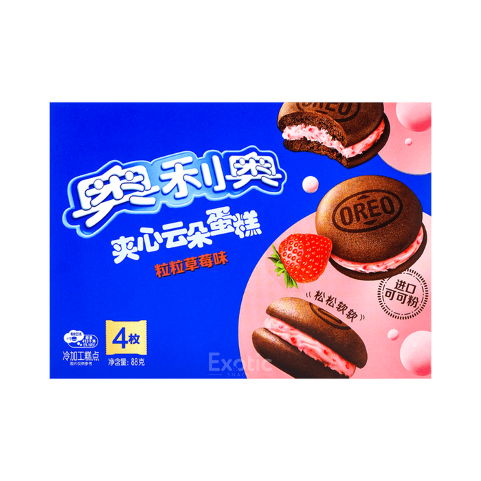 Oreo Cakesters Soft Cakes with Strawberry Creme Filling, 88g