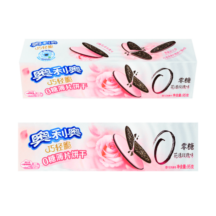 Oreo Cookies Thins Sugar-Free Rose Cream Flavor, 95g