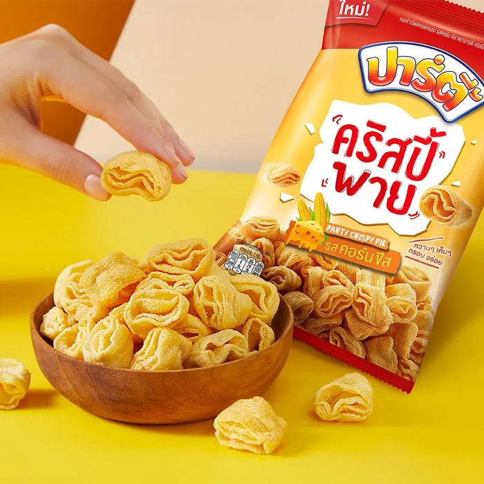 Party Snack, Crispy Pie Corn Cheese 4-Layer Chips, 60g Party Snack