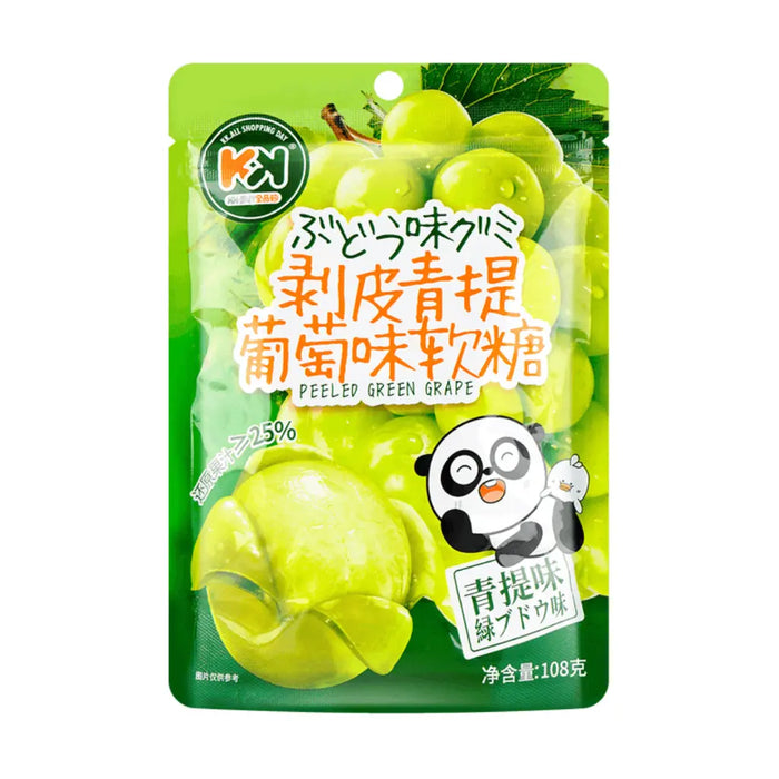 Peel-able Green Grape Flavored Gummy Candy, 108g