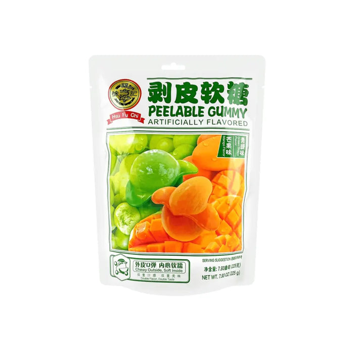 Peelable Gummy Mango Grape Flavor, 225g HSUFUCHI