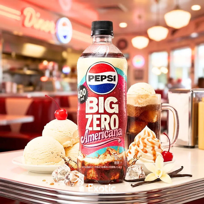 Pepsi Americana Zero Sugar Soda Flavor, 600ml Pepsi