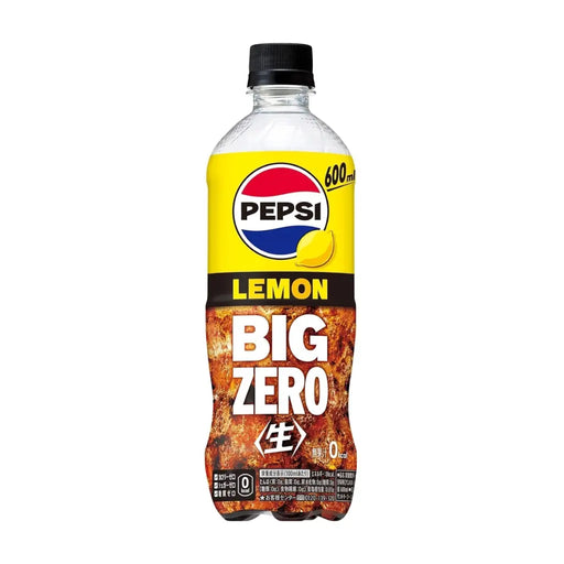 Pepsi Big Zero Lemon Flavor Soda, 600ml Pepsi