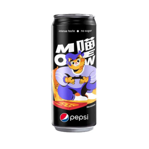 Pepsi Summer Meow Zero Sugar Limited Edition Flavor Can Drink, 330ml Pepsi