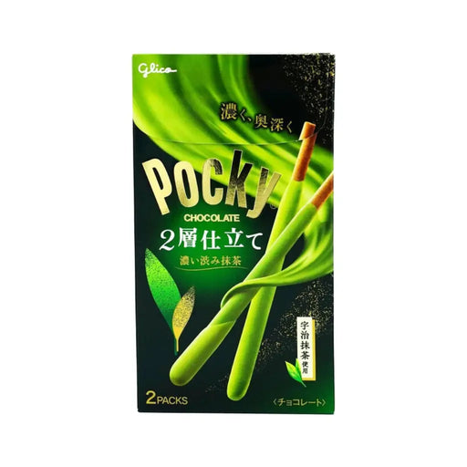 Pocky Biscuits Double Matcha Flavor, 71g Exotic Snacks Company