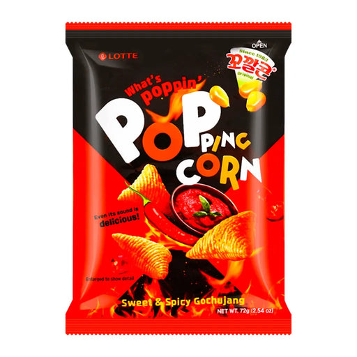 Popping Corn Sweet & Spicy Gochujang Chips 72g