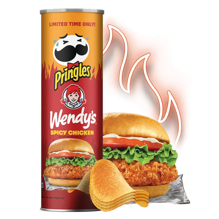 Pringles Wendy's Spicy Chicken Flavored - 5.5oz - — Exotic Snacks Company