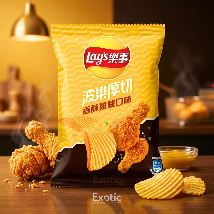Lay's Crispy Chicken Thigh Flavor Potato Chips, 34g