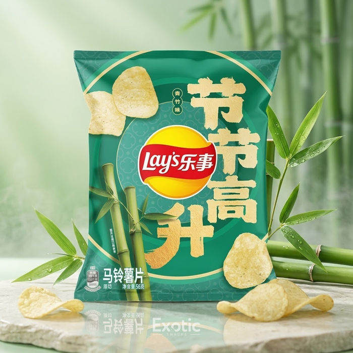 Lay's Green Bamboo Flavor Potato Chips, 56g