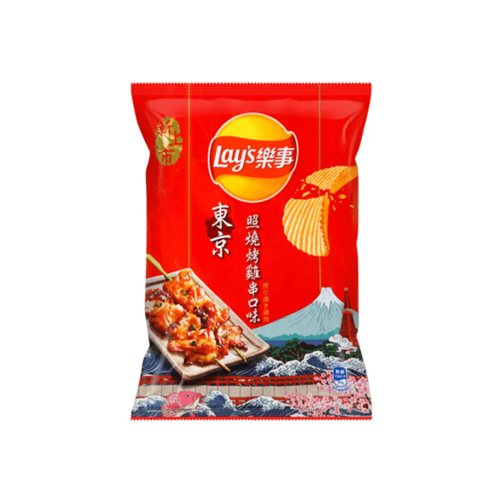 Lay's Tokyo Yakitori Chicken Flavor Potato Chips, 60g — Exotic