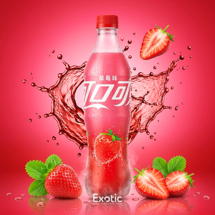 Coca-Cola Strawberry Limited Edition, 500ml - China