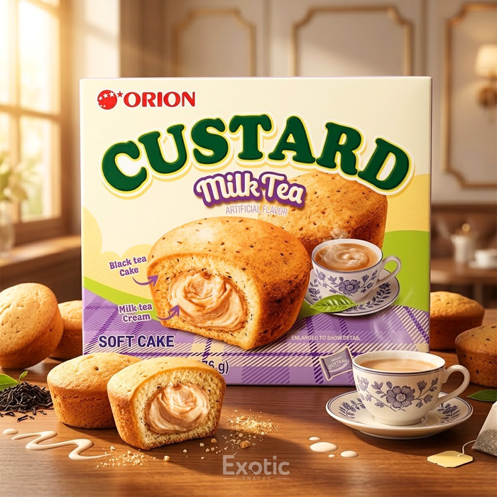 Orion Custard Cake Milk Tea Flavor, 276g