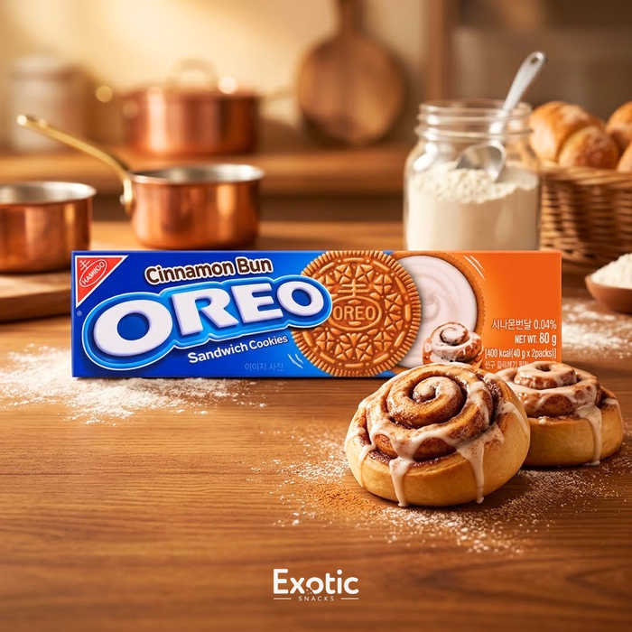 Oreo Cookies Cinnamon Buns Flavor, 80g
