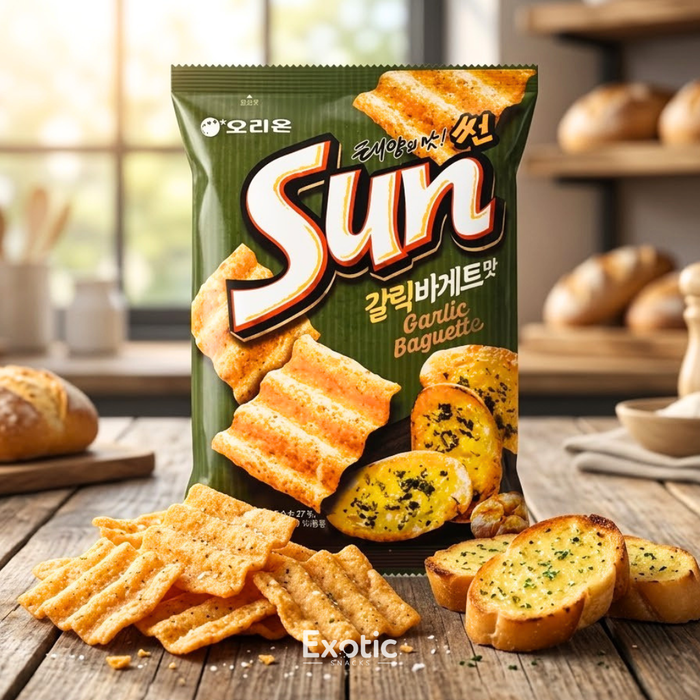 Orion Sun Chips Garlic Baguette Flavor Potato Chips, 135g