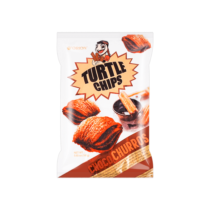 Orion Turtle Chips Chocolate Churros Flavor, 160g