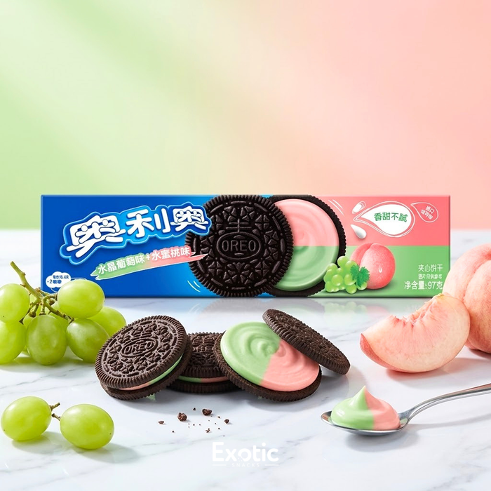 Oreo Cookies Grape & Peach Flavor, 97g