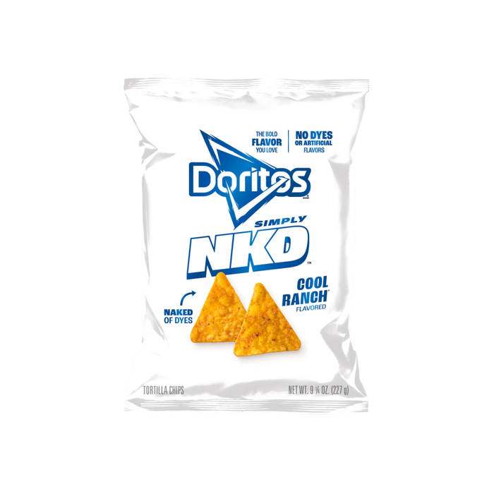 Doritos Simply NKD, No Dyes No Artificial Cool Ranch Flavor Corn Chips, 227g