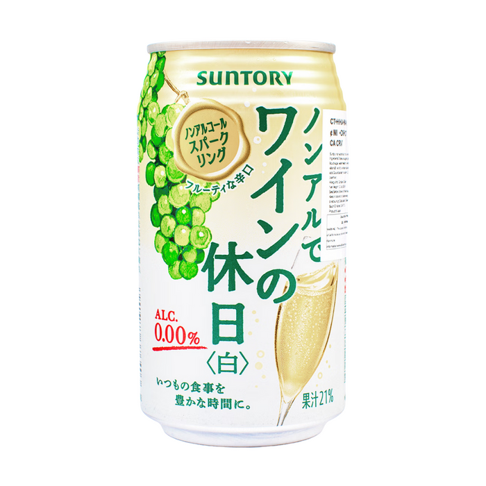Suntory Non-Alcoholic Grape Wine White Flavor Drink, 350ml