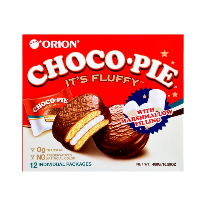 Orion Choco Pie with Fluffy Marshmallow Filling, 468g